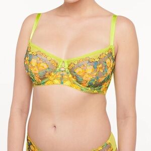 Savage x fenty SWEETHEART LACE BALCONETTE
BRA floral green 36dd